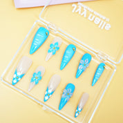 zb40..Different styles press on nails display