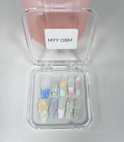 MYY OBM original designer's high-end custom pure hand-drawn line-outlined wearable nail art for characters