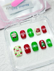 zb89..Christmas nails