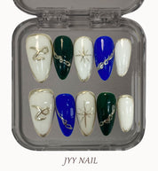 A146 Brandy；Heavy metal chain street spice style manicure