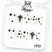 zb129...A wide variety of wearable nails in different styles.