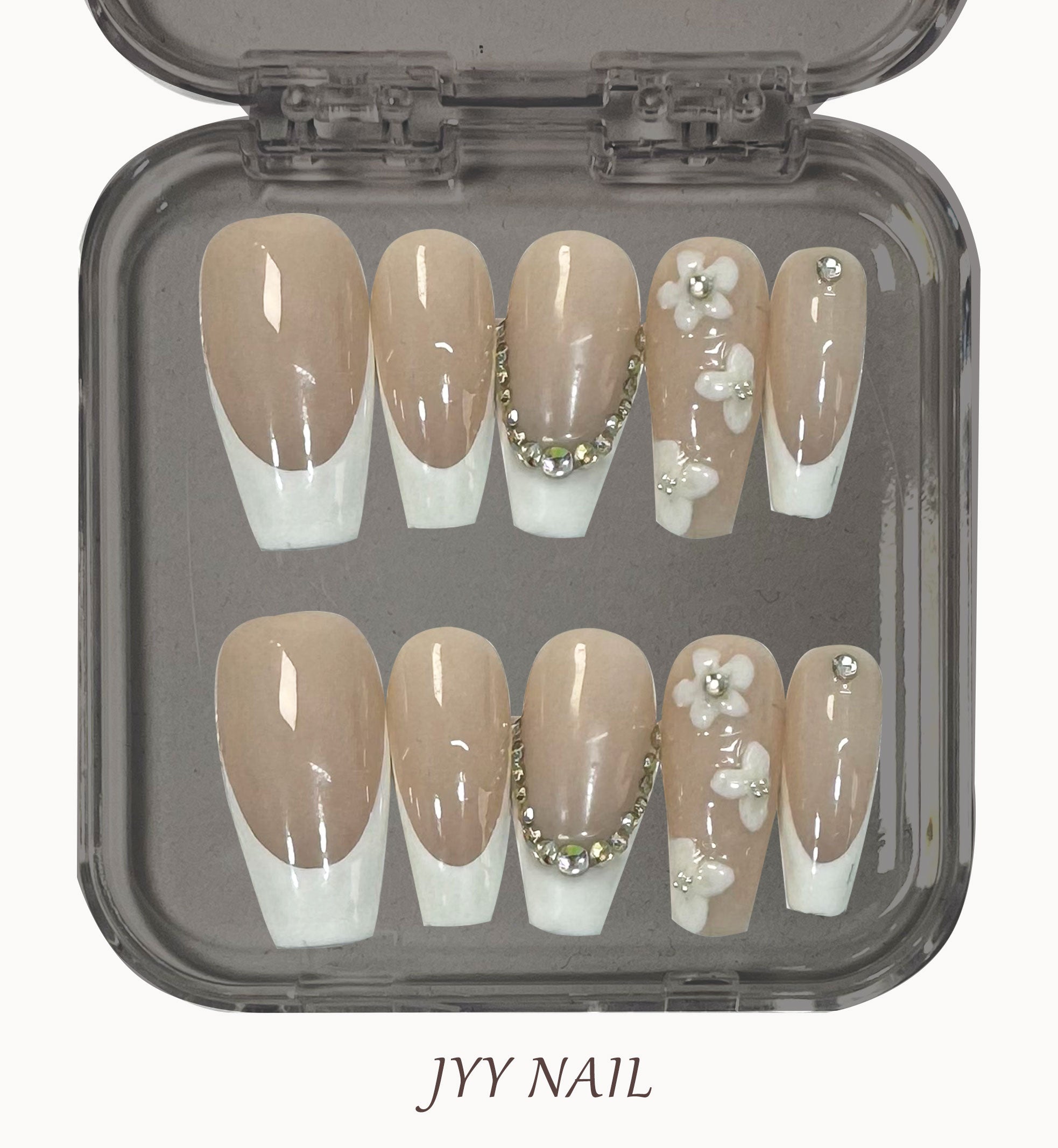 A159 French full drill:JYY original heavy industry full of diamond high luxury nail art