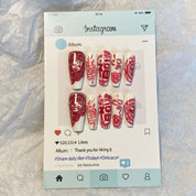 A1711-Meiyiyi original pure handmade wearing nails high-end custom luxury high-end style