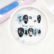 zb40..Different styles press on nails display