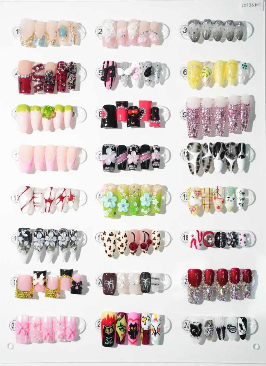 zb136..A wide variety of nails