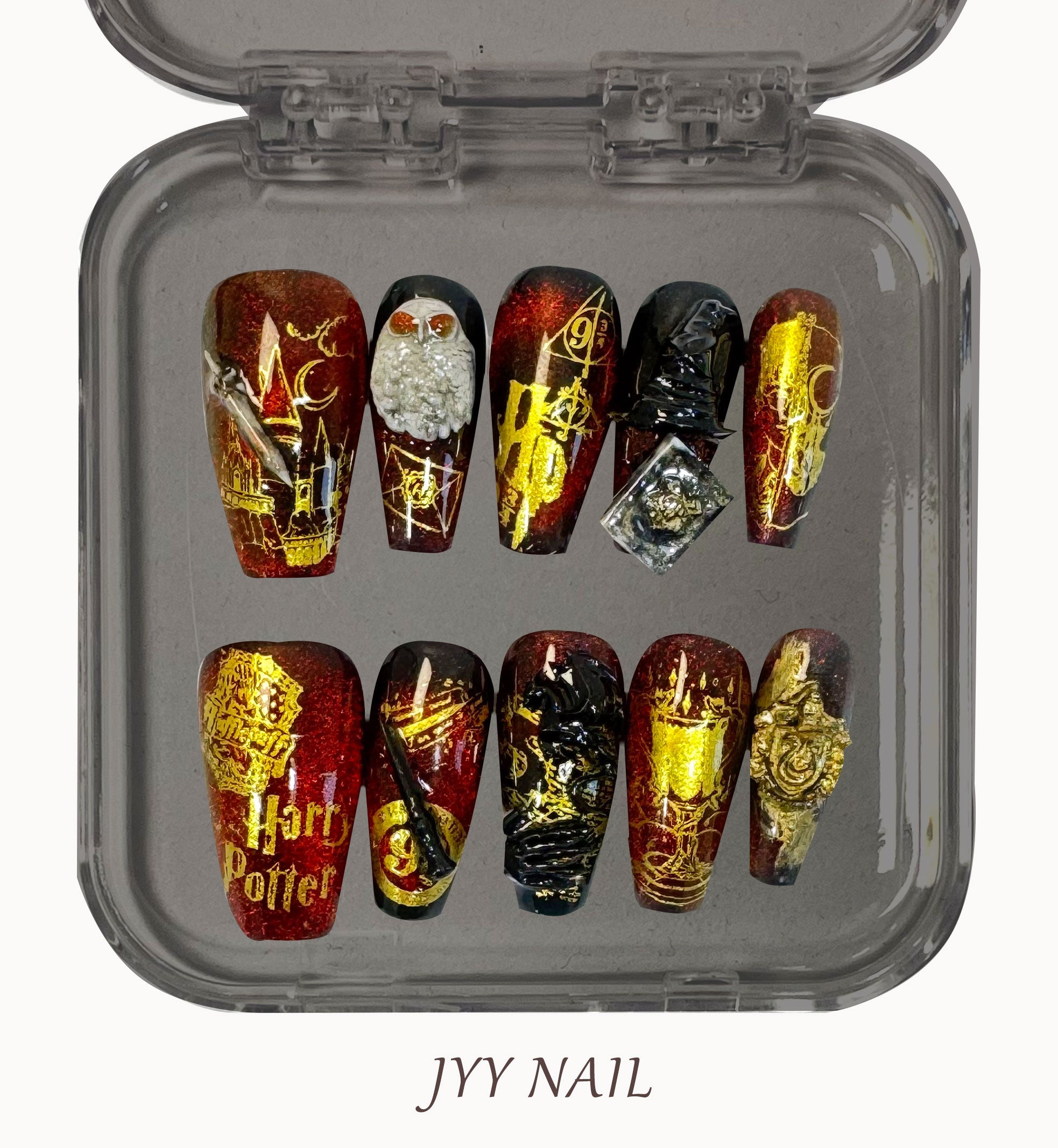 A210 Harry Potter:JYY designer custom manicure