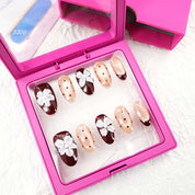 zb40..Different styles press on nails display
