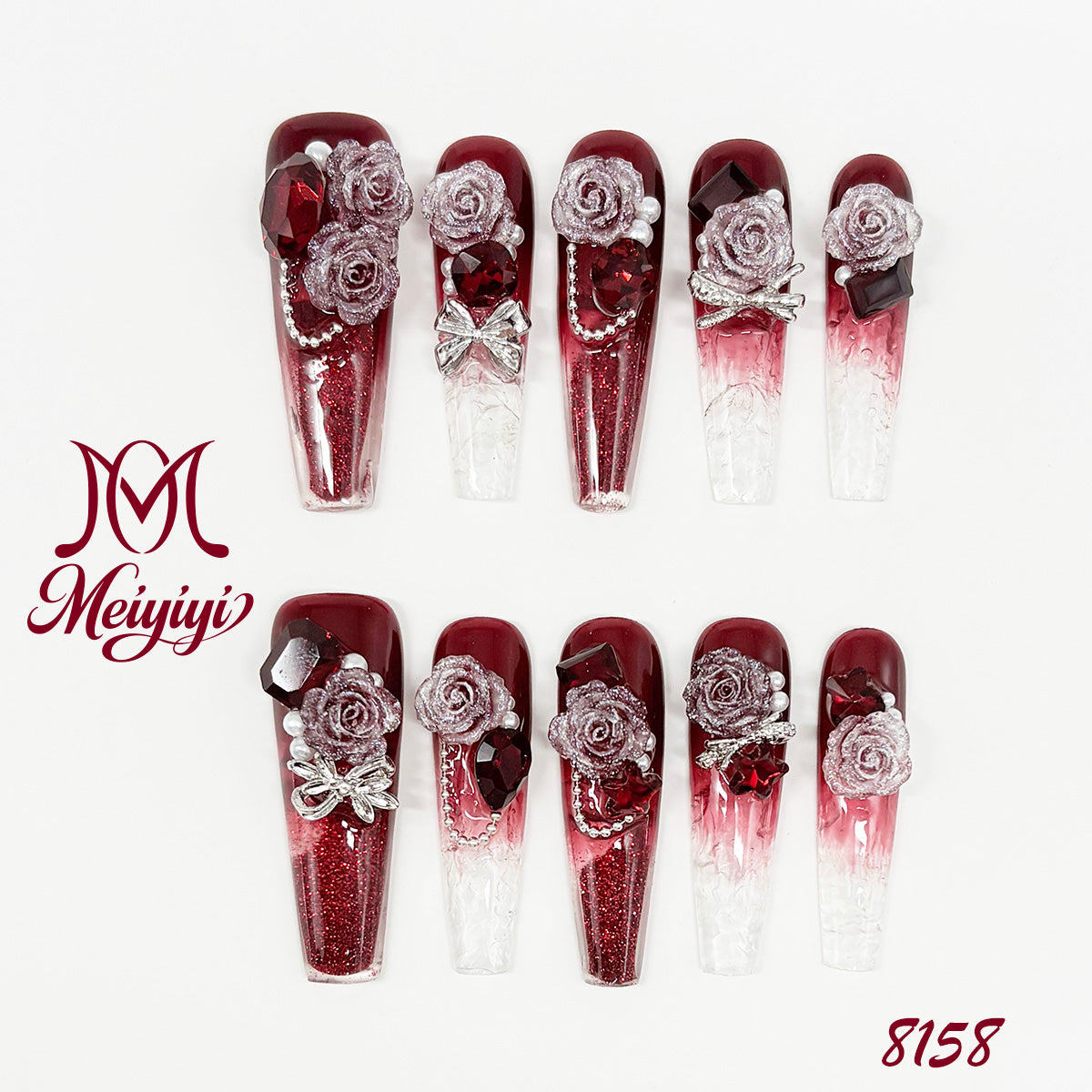 zb140..A collection of 24 exquisite nails