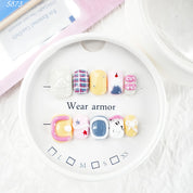 zb49..A display board of various types of wearable armor
