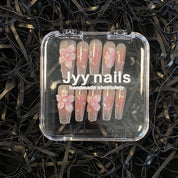 A1701-Meiyiyi original pure handcrafted high-end custom hand-painted wearable nails, luxurious custom style