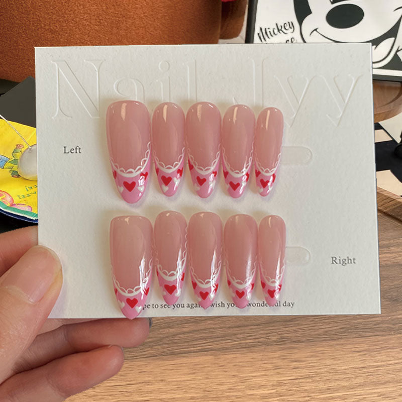 A1149-Pure hand-painted high-end luxury custom original design wearable nail art based on provided pictures