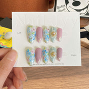 A1146-European and American style trendy high-end luxury custom-made heavy industry wearable nail art
