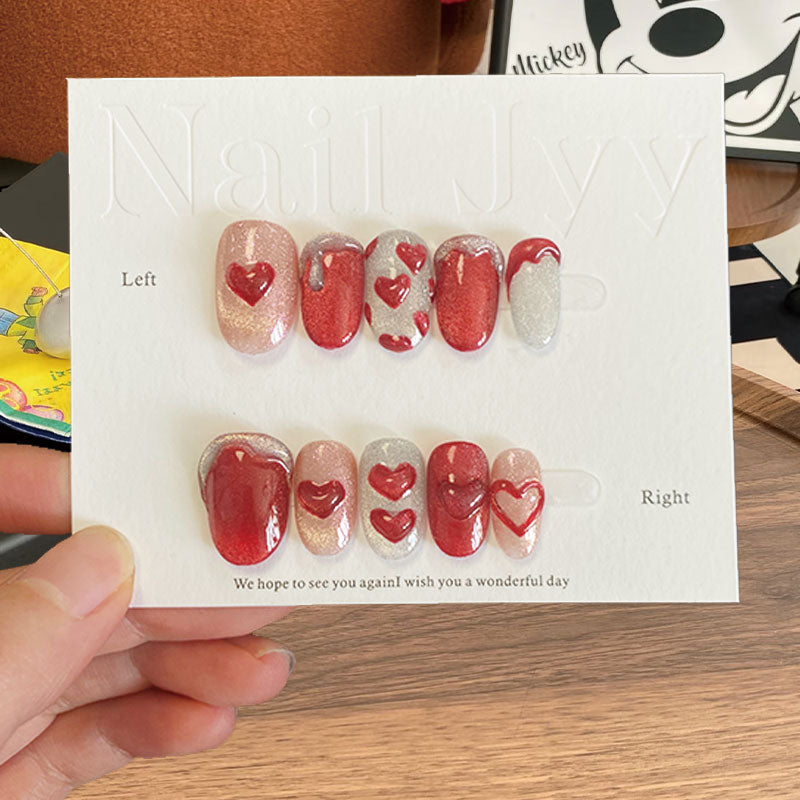 A1148-New French cat-eye street style hot girl nail art, original by MYY