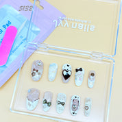 zb40..Different styles press on nails display