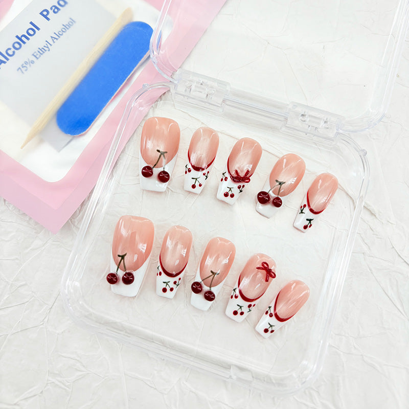 zb73..A display board featuring 24 different styles of fashionable and trendy nail wear.