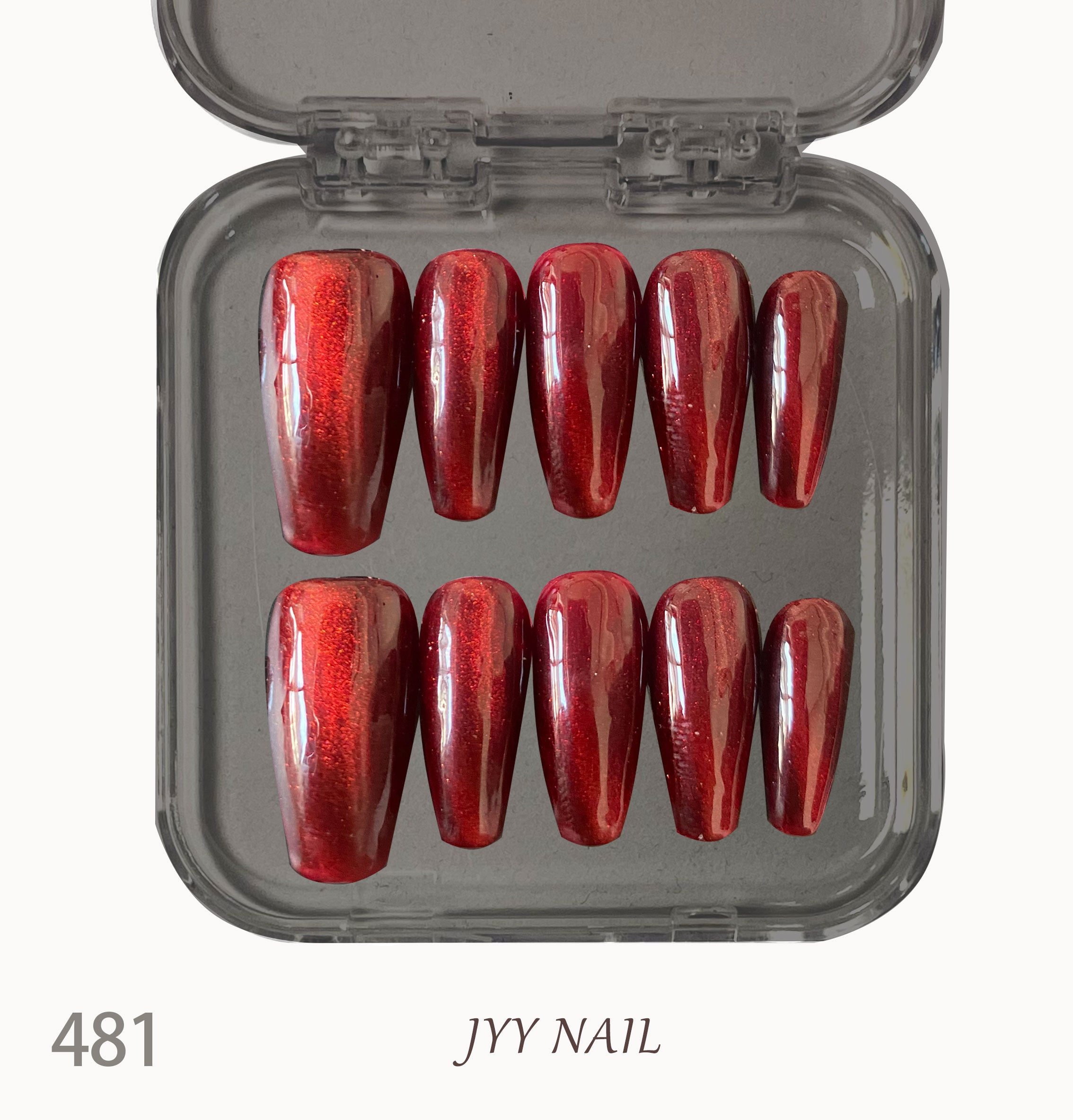 A481 Red Cross:Pure hand-painted high-grade wear nail
