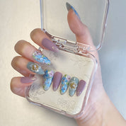 A1146-European and American style trendy high-end luxury custom-made heavy industry wearable nail art