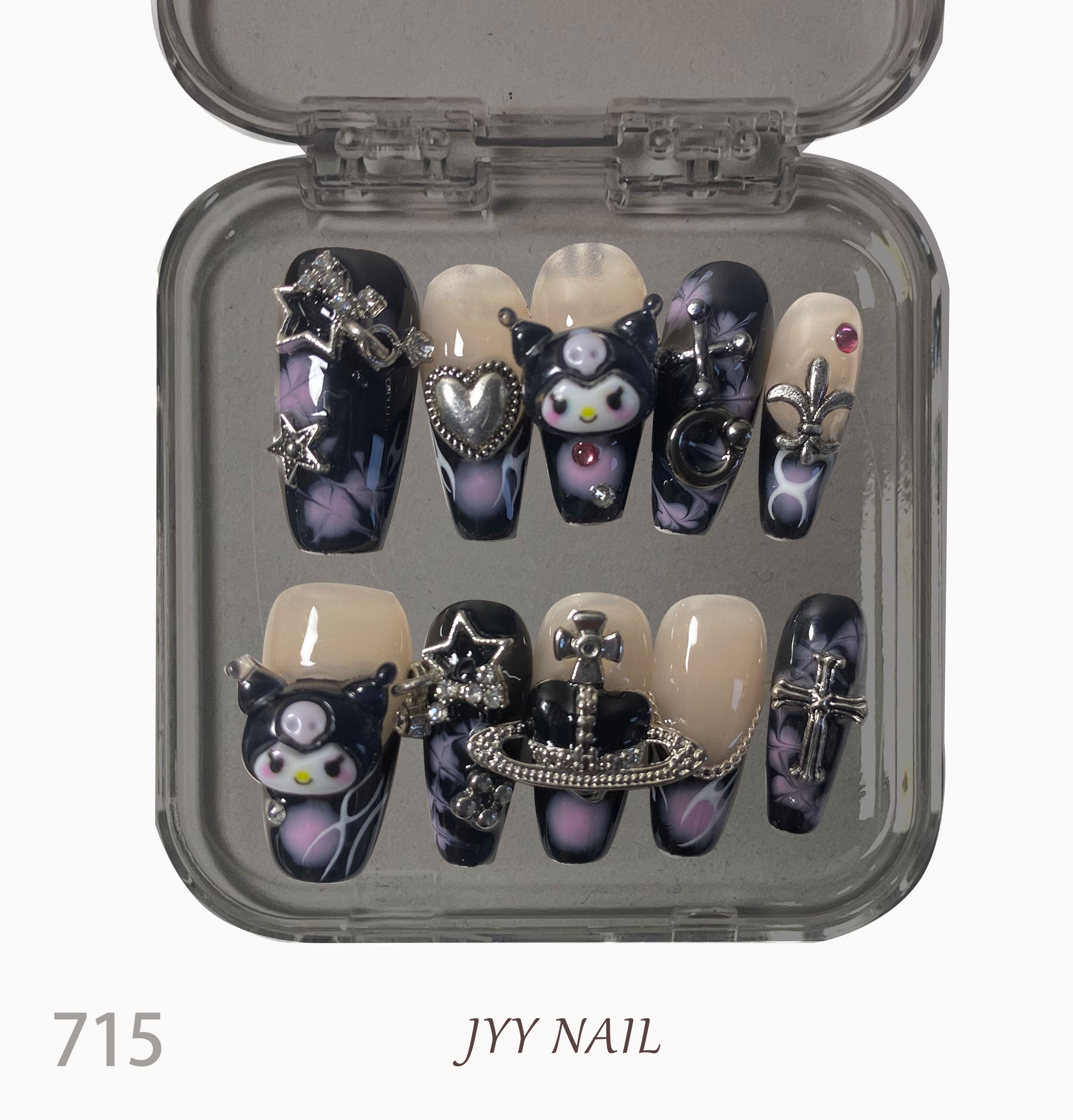 A715Western Queen Kulomi:3D stereoscopic Western Queen Kulomi nail