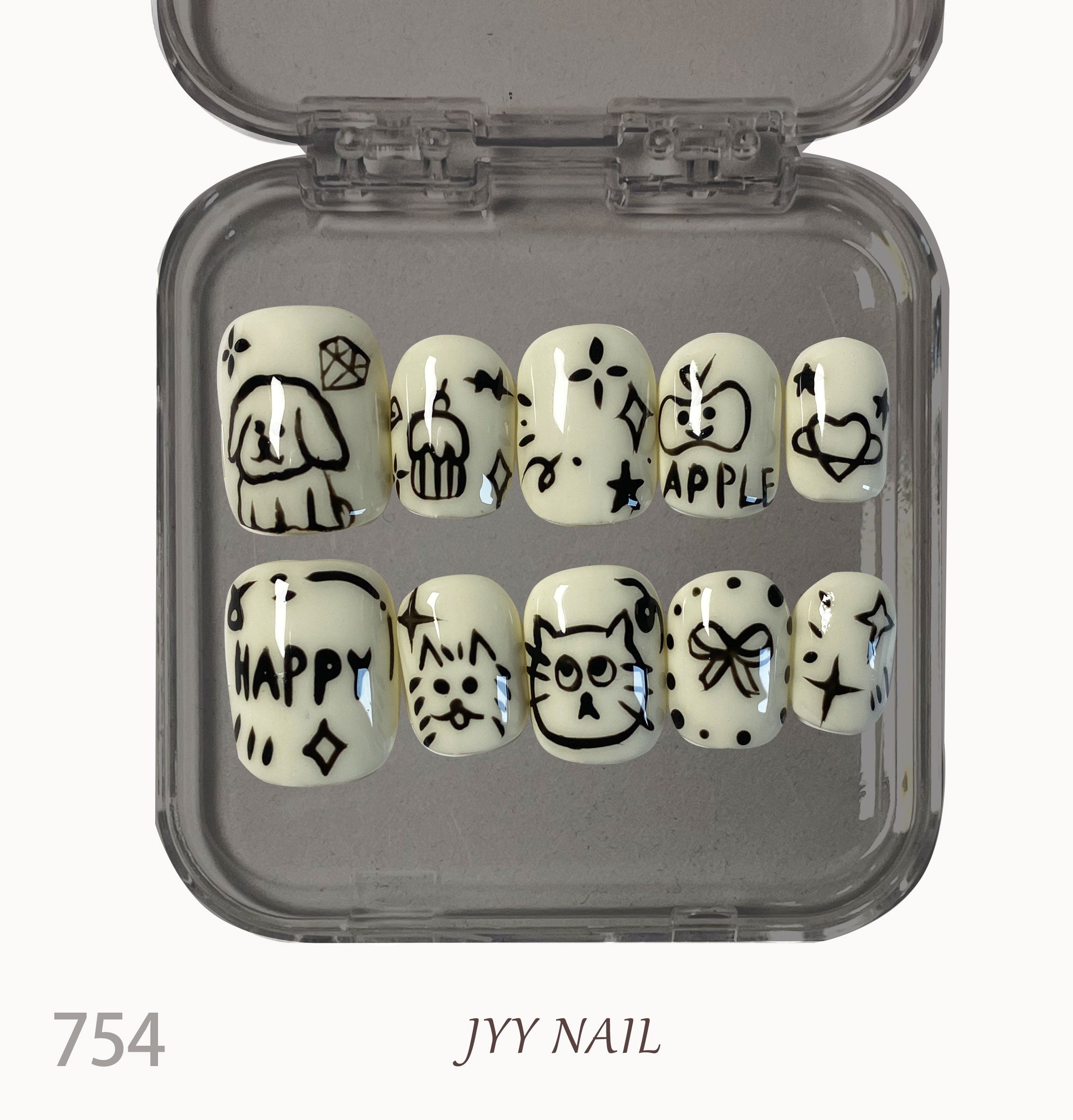 A754Cats and dogs:Pure hand-painted cats and dogs