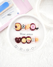 zb81..Exhibition board of the exquisite wearable armor