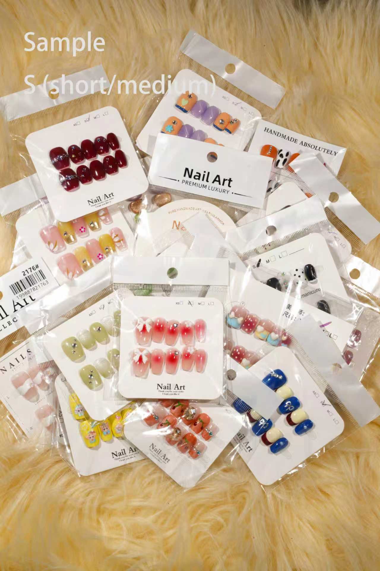 Nails mixed sizes and length wholesale (mainly for Xs and S sizes)-Wendy