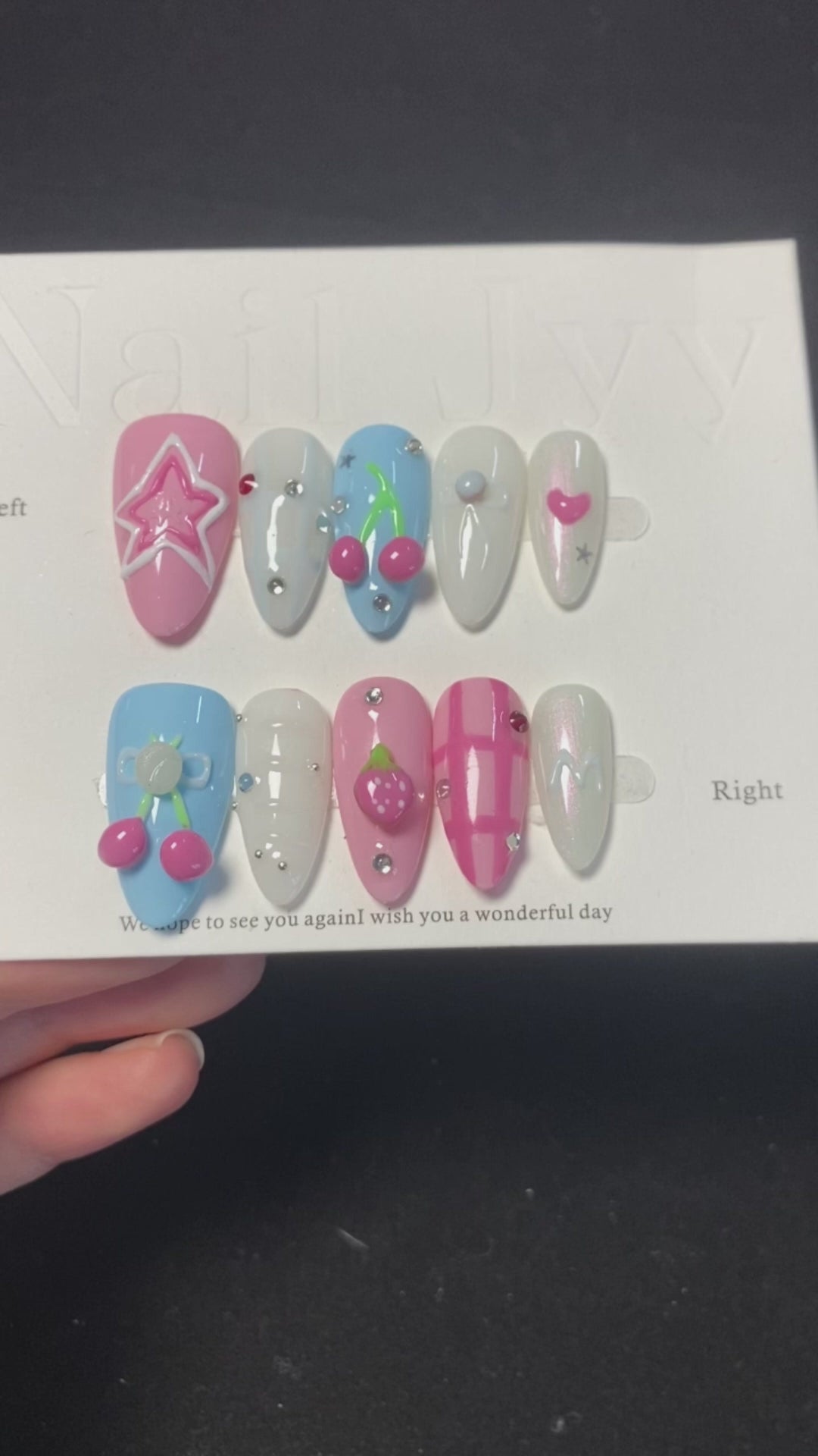 A1208 New high luxury custom wear nail