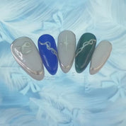 A146 Brandy；Heavy metal chain street spice style manicure