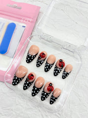 zb16..Colorful and richly decorated nail wear